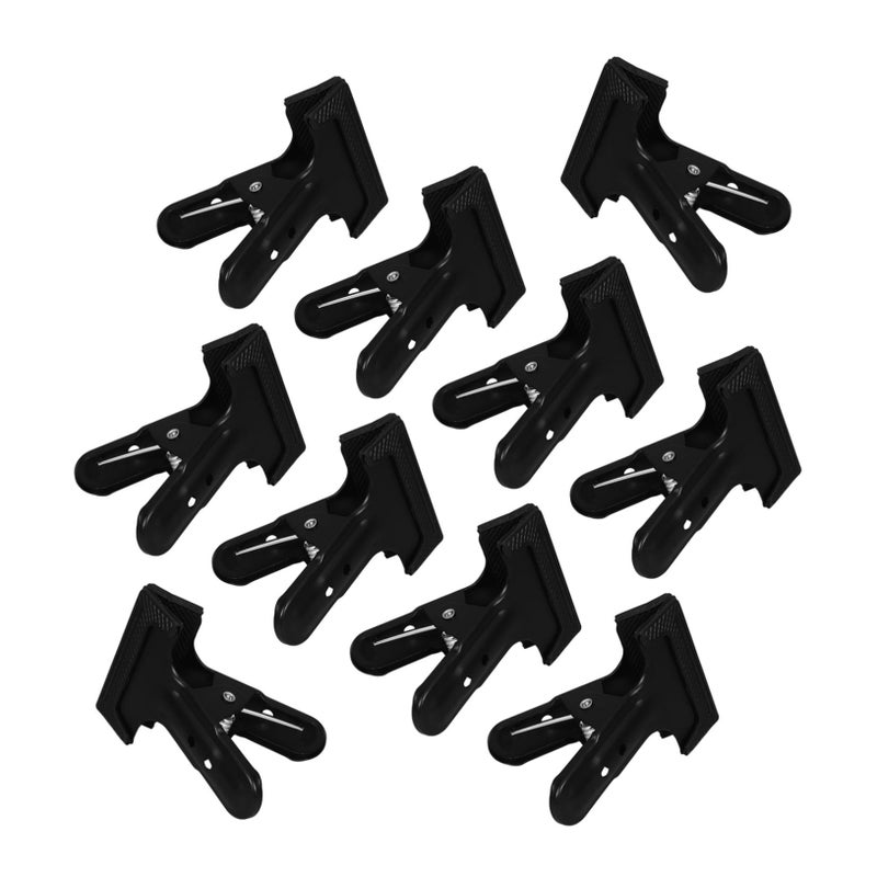 10Pcs Heavy Duty Metal Spring Clips with Rubber Tips for Backdrop Stand PVC Background Cloth - Image 2
