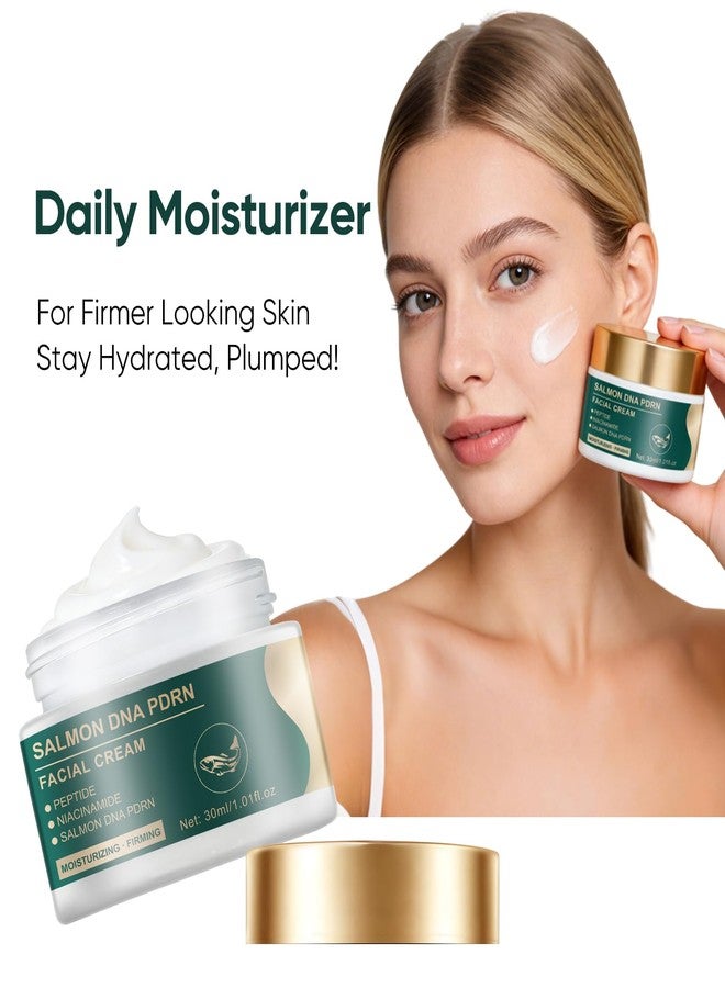 YAFUSIPE Salmon DNA PDRN Facial Cream with Peptide & Niacinamide - Anti Aging Face Moisturizer & Daily Hydrating Wrinkle Cream for Women with Dry, Aging Skin - 99% Pure PDRN, 1200ppm, 1.01 Fl Oz - Image 4