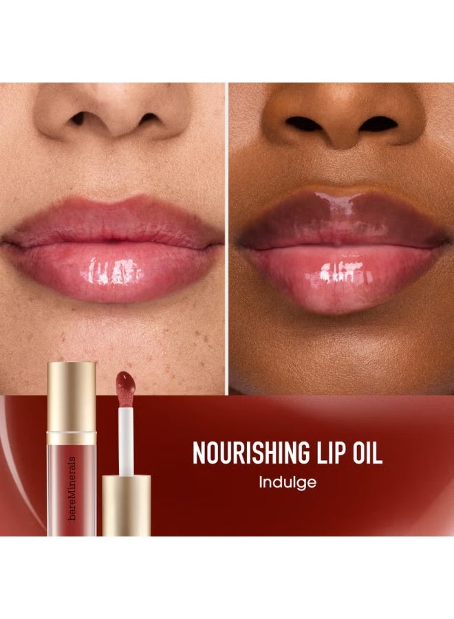 Bare Minerals Nourishing Lip Oil Color Indulge 3.8ml - Image 2