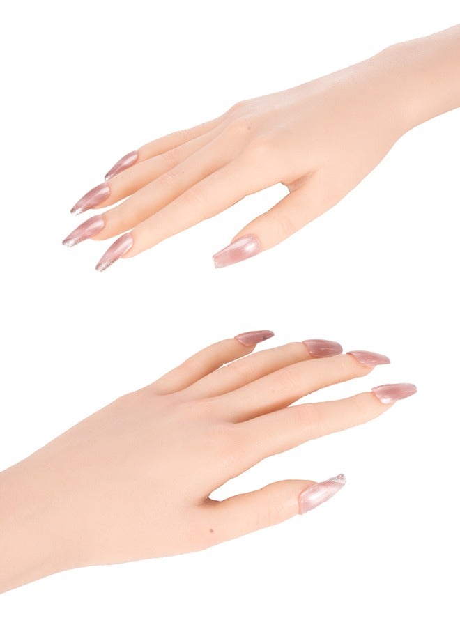 Nails Kit Cat's Eyes Protect Skin Nails Set,Nail Gifts Set for Women,Nails Cosmetic Bag - Image 2