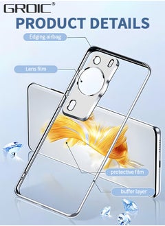 GROIC Magnetic Case for Huawei P60 /P60 Pro6.67 inches, Double Sided HD Tempered Glass Fingerprint Unlock Super Magnetic Adsorption Metal Bumper Frame 360° Full Protective Phone Cover  - Image 5