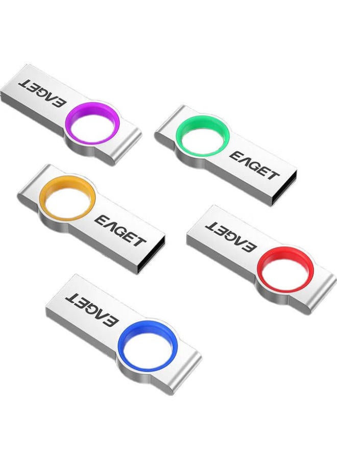 EAGET Eaget 8Gb Usb2.0 Mini Metal Flash Drive For Bidding Portable For Office Study Car Computer And Mobile Phone Universal Flash Drive 10Pcs/Box U1R - Image 2