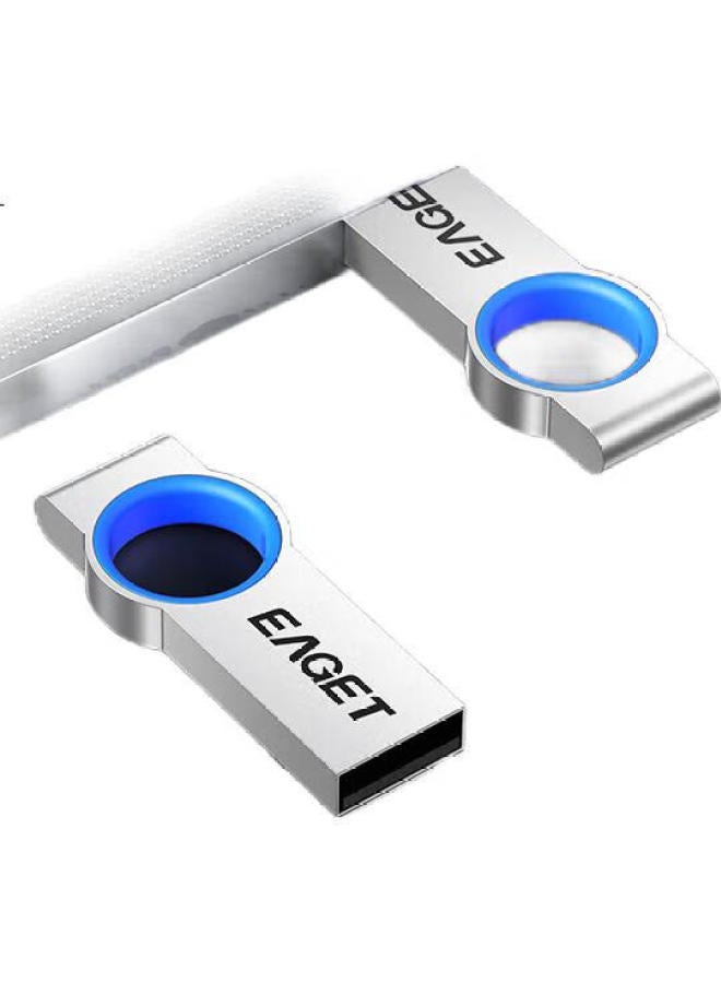 EAGET Eaget 8Gb Usb2.0 Mini Metal Flash Drive For Bidding Portable For Office Study Car Computer And Mobile Phone Universal Flash Drive 10Pcs/Box U1R - Image 1