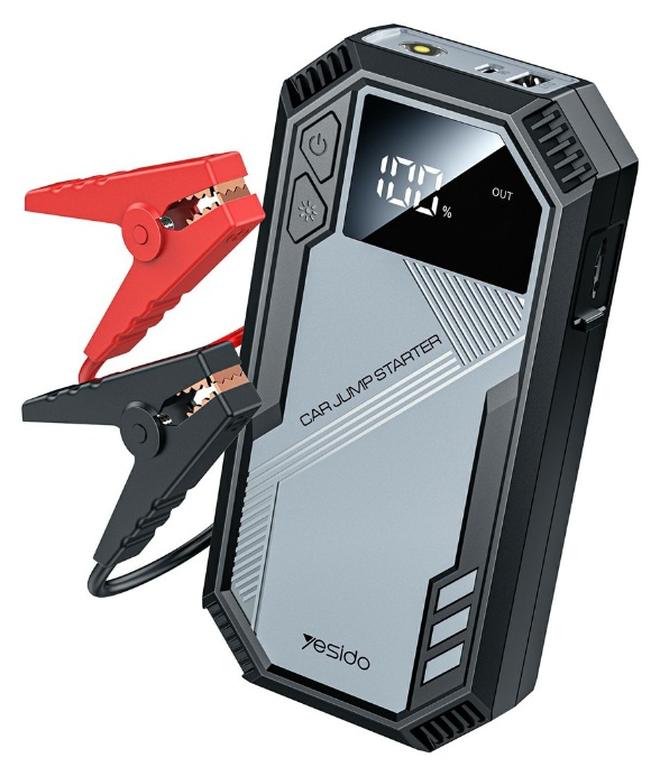 YESIDO VC11 Car Jump Starter and Portable Power Supply, 6000mAh Battery, 800A Current, Suitable for 12V Gasoline and Diesel Engines - Image 1
