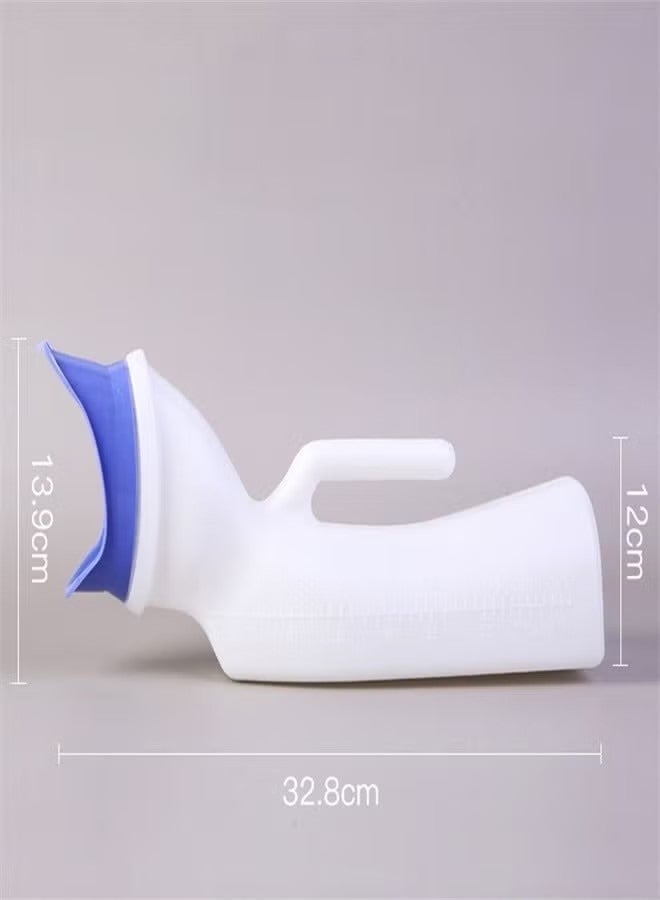 general Bedridden Care Portable 1000 ML Potty Pee Bottle Male Female Mobile Toilet Potty Pee Urine Bottle Reusable Emergency Urinal Women Urinal Portable Pee Cup Unisex Urinal Toilet Urinal Collector - Image 2