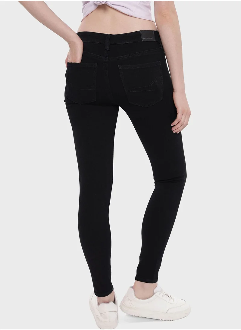 American Eagle High Waist Distressed Jeggings