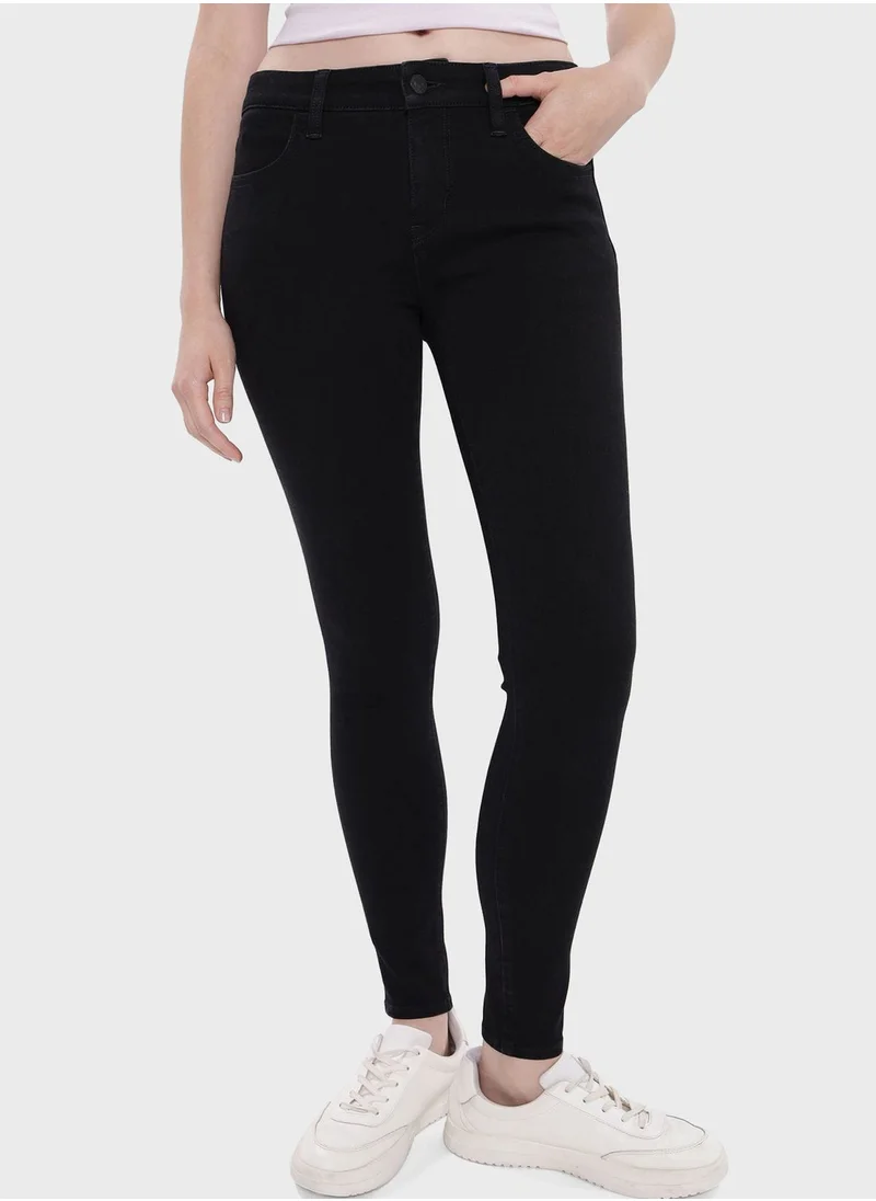 American Eagle High Waist Distressed Jeggings