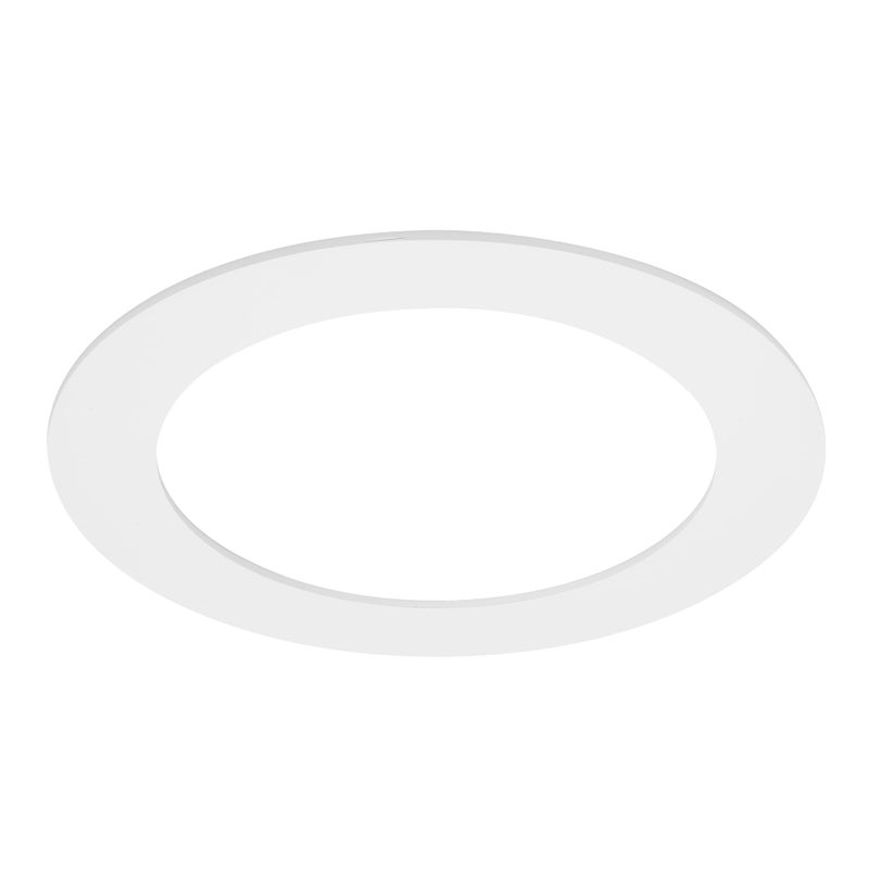 Maxxima 12 Pack 6 in. Goof Rings for Recessed Lights, Can or Canless Lighting Round Downlight Trim Ring, Outer Diameter 8.6â€ Inner Diameter 6.22â€, Durable Plastic Design, White Extended Trim - Image 2