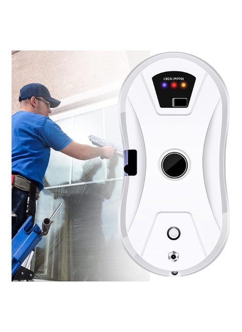 Window Glass Cleaning Automatic Smart Robot Cleaner Intelligent Automatic Cleaner Robot with Ultrasonic Water Spray And Control for Outdoor/Indoor Windows Table Tile Ceiling