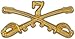 U.S. ARMY US Army 2 7th Cavalry Lapel Pin - Image 2