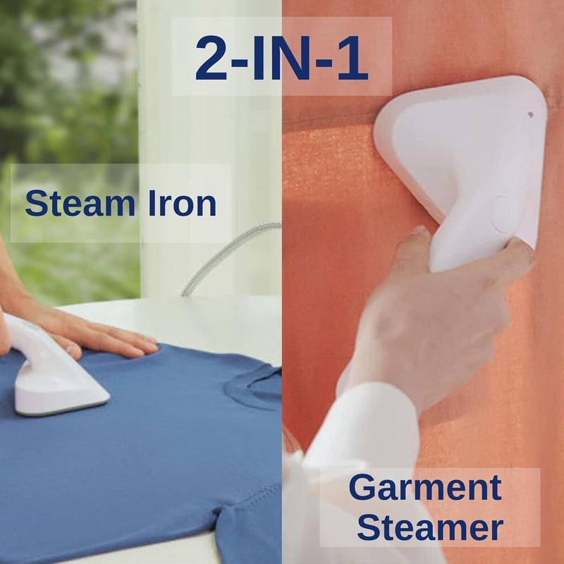 MISK MISK 2300W Garment Steamer for Clothes Professional Standing Steam Iron 5 Steam Mode Horizontal Vertical Ironing 600ML Water Tank Clothes Steamer For Home 1 year warranty  - Image 3