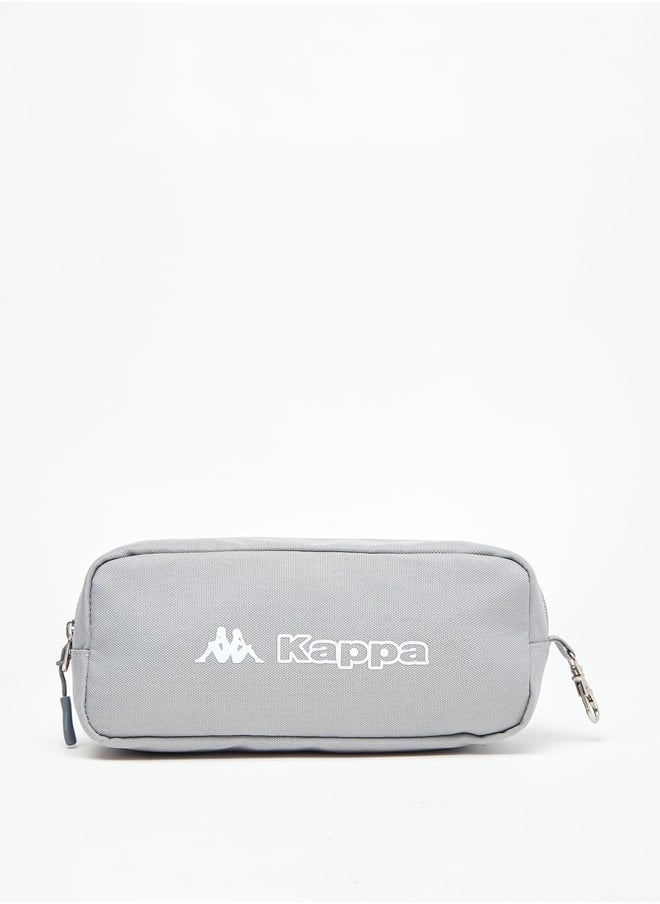 Kappa - Logo Print Backpack with Lunch Bag and Pencil Case - Image 1