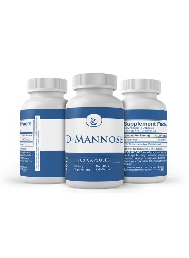 Pure Organic Ingredients Pure Original Ingredients Dmannose (100 Capsules) Always Pure No Additives Or Fillers Lab Verified - Image 5