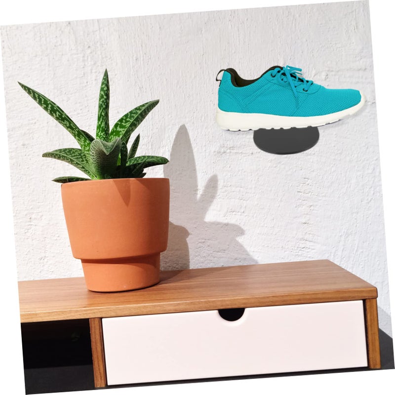 Floating Shoe Shelves Wall Mounted Display Racks for Sneakers Black - Image 5