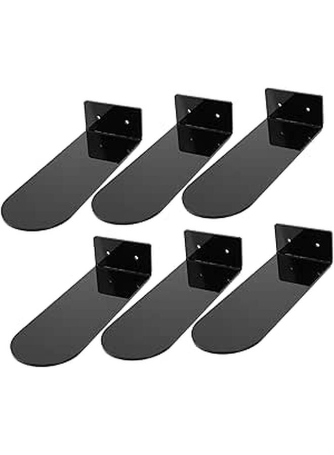 Floating Shoe Shelves Wall Mounted Display Racks for Sneakers Black - Image 1