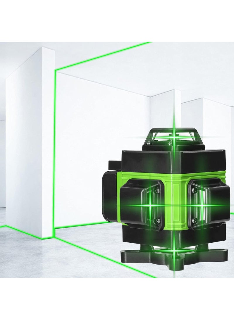 Captaintech Multifunctional 4D 16 Lines Laser Level 3° Self-leveling Machine USB Rechargeable Lithium Battery Leveling Tool with Vertical Horizontal Tilt Lines - Image 2