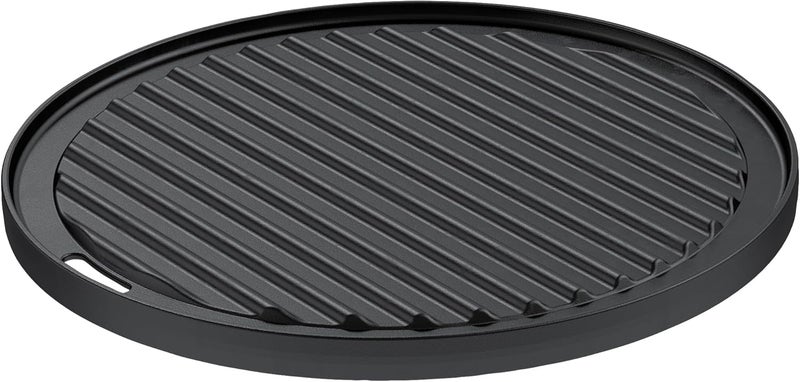 RÖSLE Vario Grill Plate, High-Quality Cast Iron Grill Plate for Meat and Small Grills, Grill Branding, Plate Can Be Used on Both Sides, 30 cm Market multi-use trusted quality