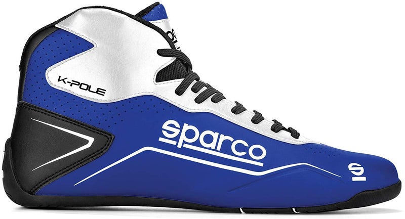 Sparco K-Pole Karting Shoe 001269 (Size: 44, Navy/White) - Image 5