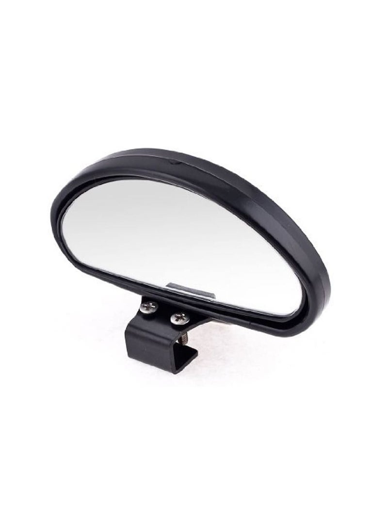 Royal Blind Spot Mirror for Car Wide Angle Viewing (DYT-SY-080) Single Side Adjustable Mirror Black Color  - Image 2