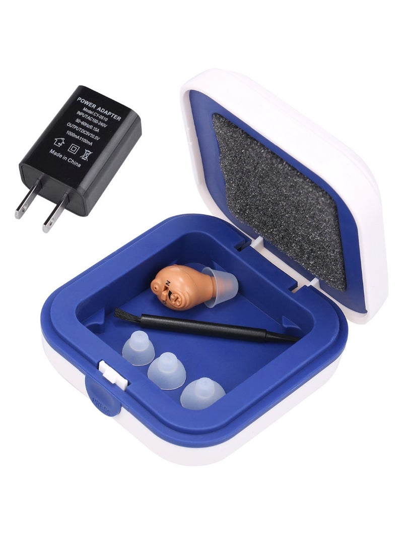 NIBEMINENT Mini Rechargeable Hearing Aid Device Kit For Elderly Deaf  - Image 1