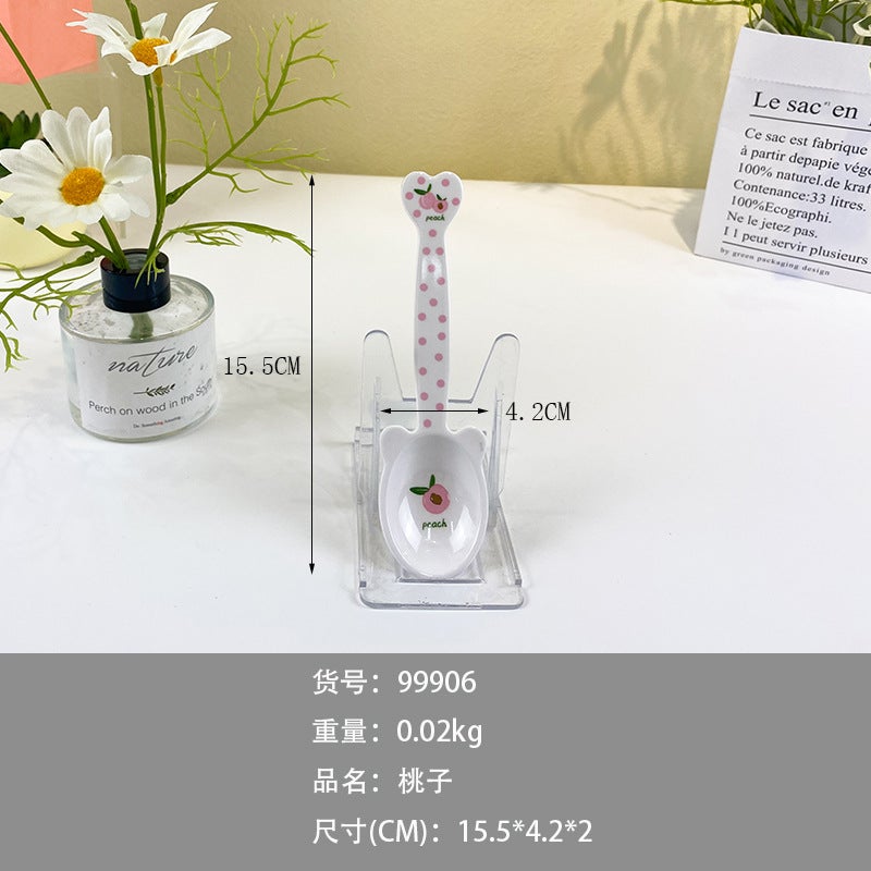 Light Food Tableware Set, Dishes And Gifts, Melamine Bamboo Fiber, High-Looking And Cute Plate, Handle Bowl, Eating Bowl - Image 1