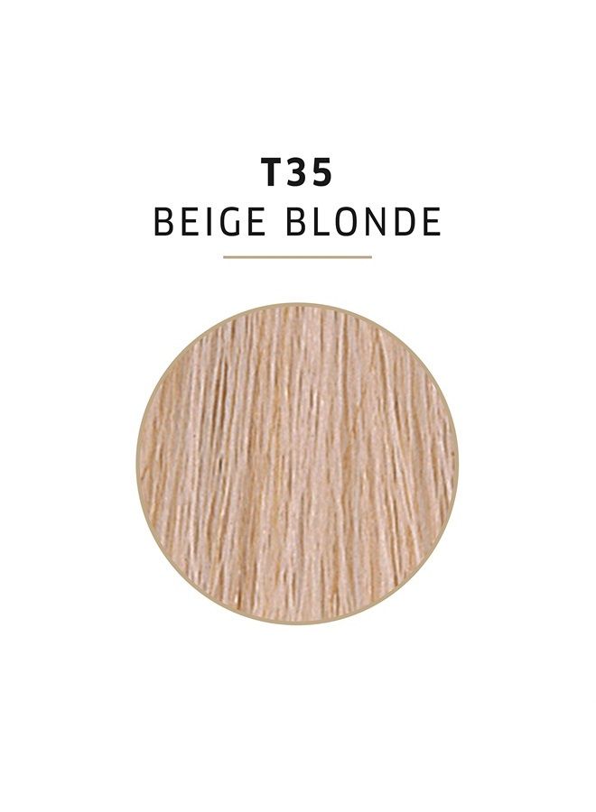 WELLA Color Charm تونر الشعر WELLA colorcharm، يحيد اللون النحاسي باستخدام تقنية Liquifuse، T35 أشقر بيج، 1.4 أونصة - Image 2