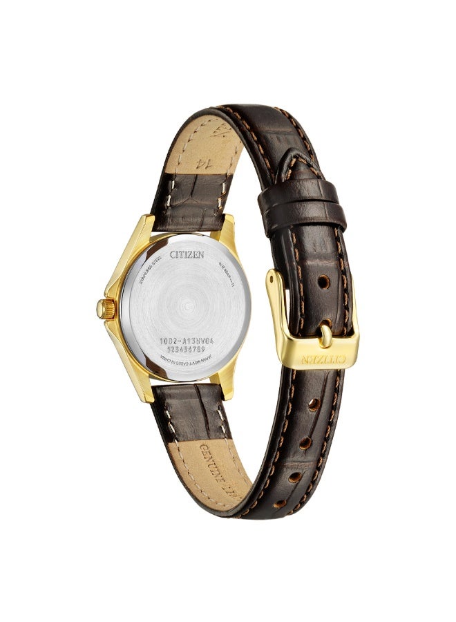 سيتيزن ساعة نسائية جلدية - - . مم - Image 3