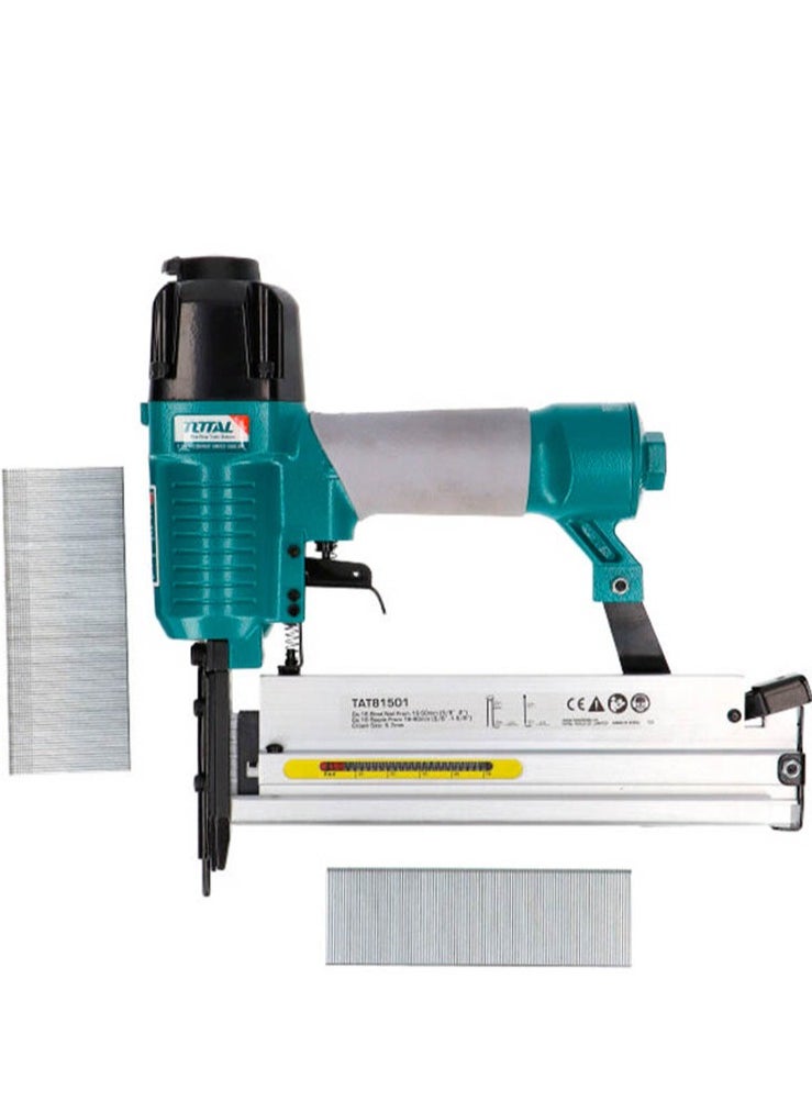 TOTAL Super Total 2 in 1 Combo Air Brad Nailer - 15-50mm with 100PCS Capacity, Includes Staples & Multiple Connectors for Versatile Use  - Image 3