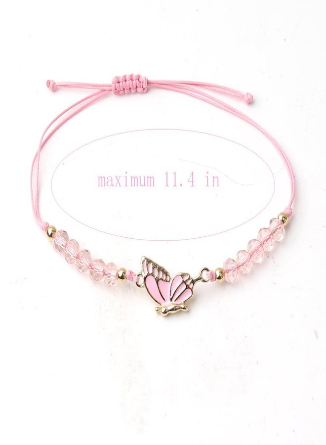 TISDA Friendship BFF Necklace Matching Butterfly Necklace for Best Friends, BFF Jewelry, 2 Pieces (Pink Purple) - Image 3