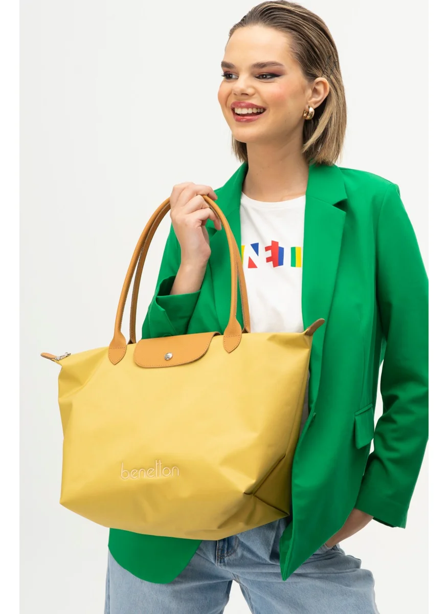 UNITED COLORS OF BENETTON Benetton Women's Handbag Yellow-Camel BNT1355