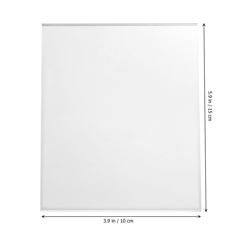 20pcs Transparent Acrylic Sheets Multifunction Plastic Panels for Crafting Project Picture Frame Cricut Cutting - Image 2