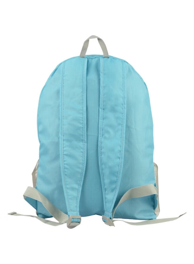 Wellhouse Backpack, Foldable Unisex Backpack, Outdoor Leather Bag, Spare Bag, Waterproof And Lightweight, Sky Blue - Image 1