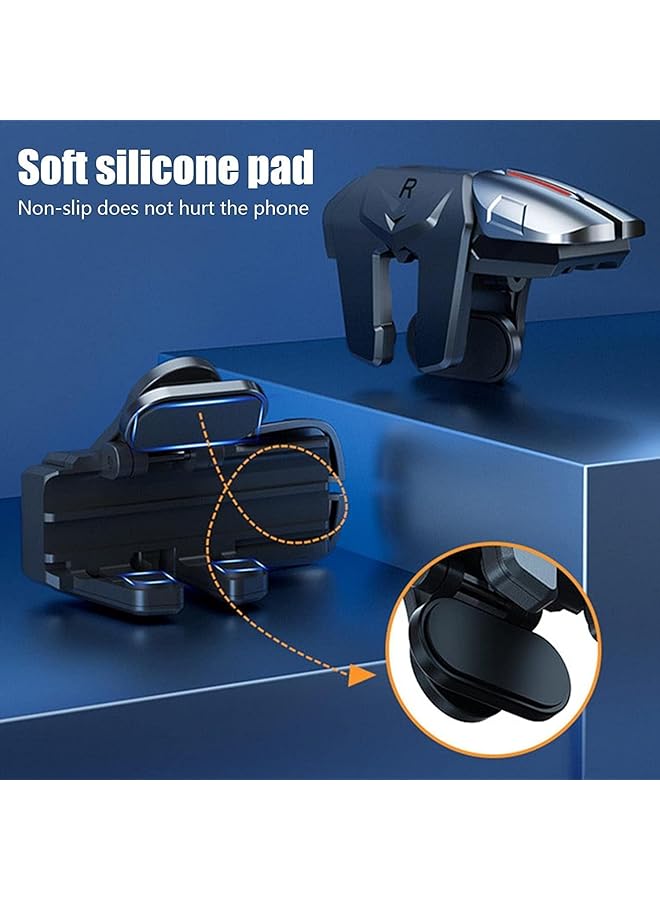 Professional Game Trigger 4 Buttons For Pubg Mobile Controller Support Ios Android And Most Phones And Ipads Aluminum Button Support Cod/Pubg/Fortnite - Image 4