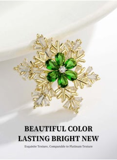 Moovant Flower Brooch for Women, Fashion & Elegant Brooch Pin, Dress Decoration, Delicate Corsage Accessory, Bridal Brooches Great Gift for Ladies with Box  - Image 3