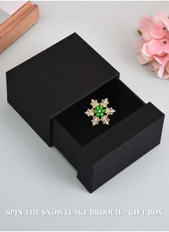 Moovant Flower Brooch for Women, Fashion & Elegant Brooch Pin, Dress Decoration, Delicate Corsage Accessory, Bridal Brooches Great Gift for Ladies with Box  - Image 4