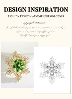 Moovant Flower Brooch for Women, Fashion & Elegant Brooch Pin, Dress Decoration, Delicate Corsage Accessory, Bridal Brooches Great Gift for Ladies with Box  - Image 5