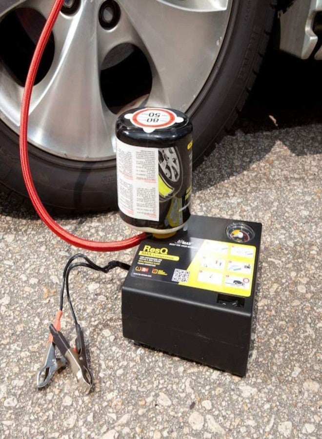 AIRMAN Flat Tire Repair Kit - ResQ Max Tire Mobility Kit Inflator 2.0 with Valve Through Sealant - Great for SUV, Pick-Up Mini Van Crossover Vehicles and More - Image 3