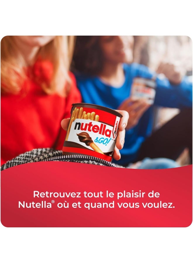 نوتيلا عبوة نوتيلا آند جو! (Nutella & GO!) مع أصابع الخبز (12 عبوة فردية) - Image 3