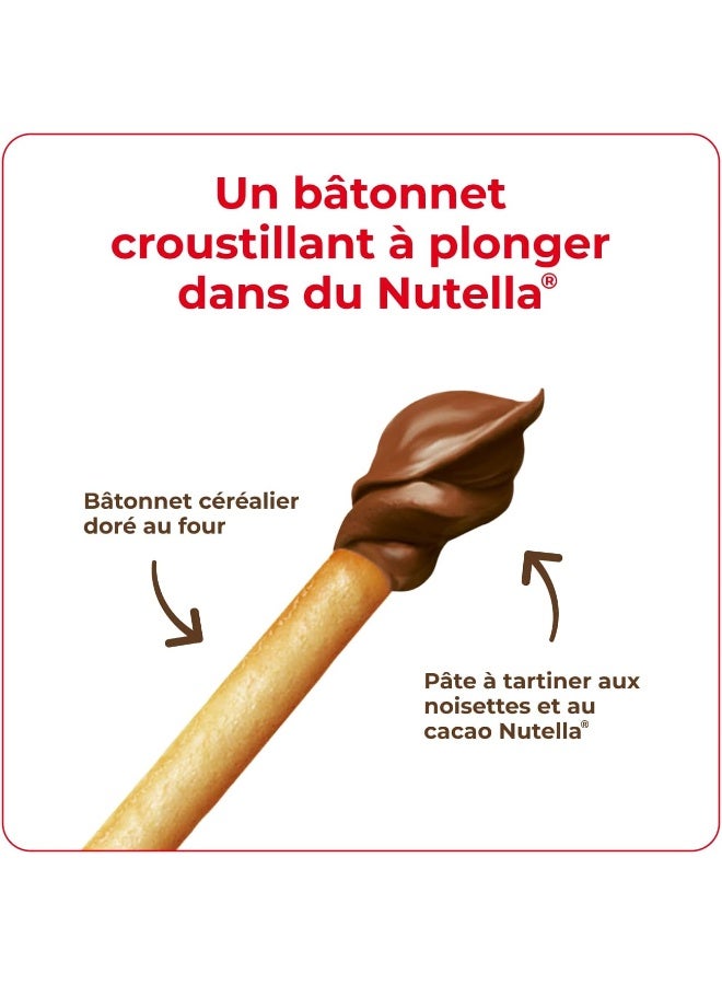 نوتيلا عبوة نوتيلا آند جو! (Nutella & GO!) مع أصابع الخبز (12 عبوة فردية) - Image 4