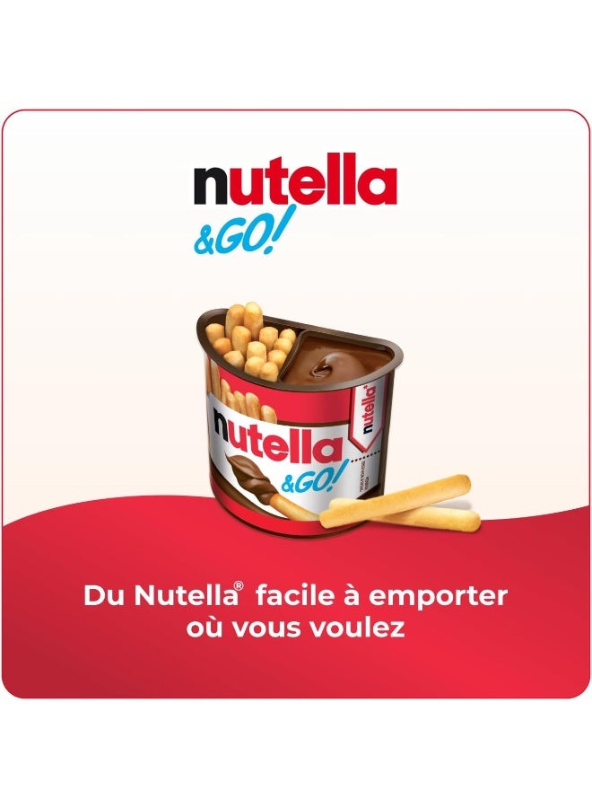 نوتيلا عبوة نوتيلا آند جو! (Nutella & GO!) مع أصابع الخبز (12 عبوة فردية) - Image 5