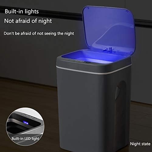 Guellix Infrared Smart Trash Bin Automatic Touchless Dustbin 16L Capacity MotionSensing Technology Stylish Design for Home Low Power Consumption Kitchen Bathroom Waste Bin - Image 2