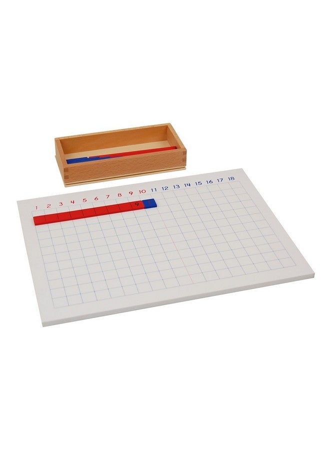 LEADER JOY Montessori Math Materials Addition Strip Board for Preschool Early Learning Tool - Image 1