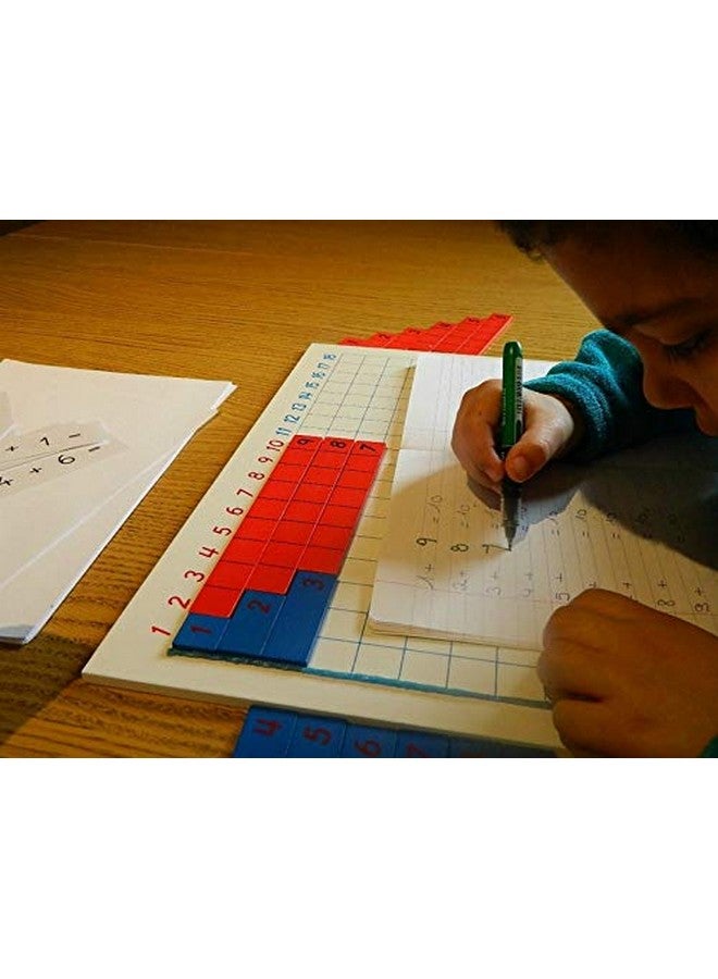 LEADER JOY Montessori Math Materials Addition Strip Board for Preschool Early Learning Tool - Image 3