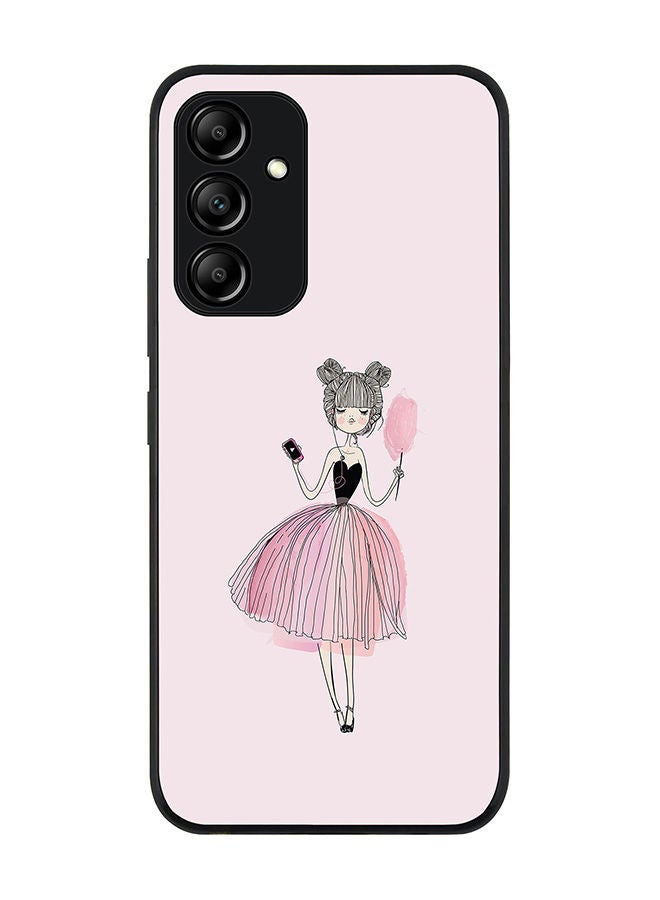 Stylizedd Rugged Black edge case for Samsung Galaxy A54 5G Slim fit Soft Case Flexible Rubber Edges Anti Drop TPU Gel Thin Cover - Lost in Music - Image 1