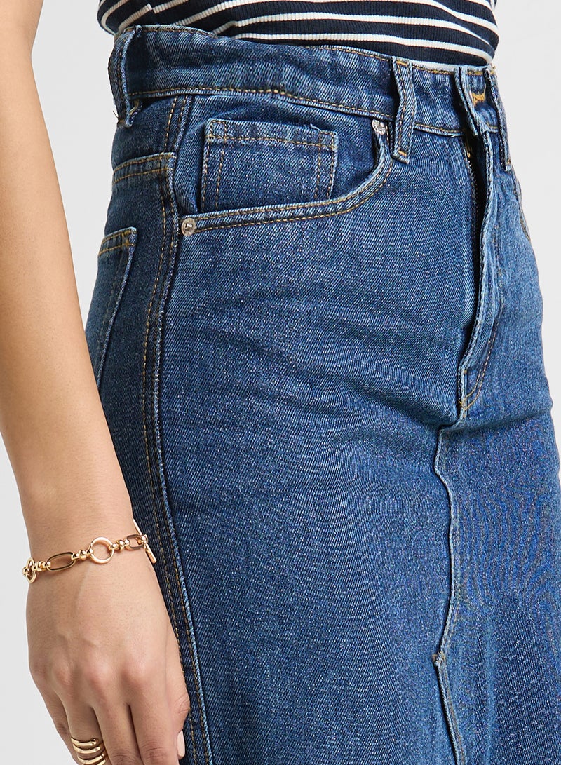 Ginger Denim Maxi Skirt  - Image 4