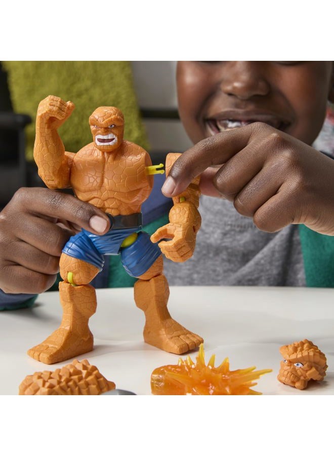 AVENGERS MixMashers Marvel's The Thing Customisable Avengers Mix and Match Deluxe Action Figure & Accessories, Figure Scale 12 cm, Superhero Toy for Children 4 Years and Up - Image 4