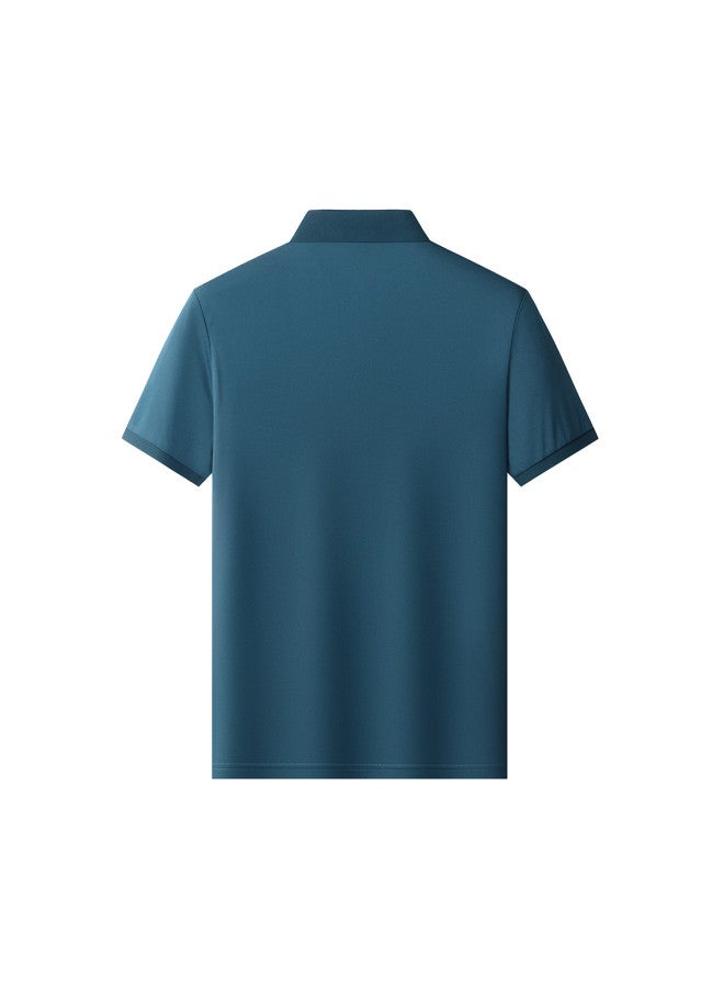 Tucano summer Essential Minimalist Business Style Men's T-shirt Solid Color Comfortable Men's T-shirt Top - Image 3