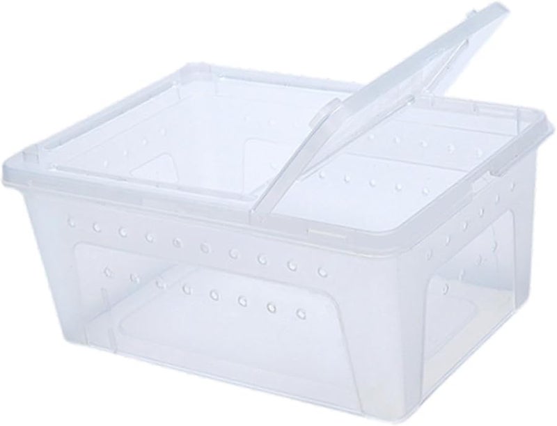 White Reptile Breeding Box Portable Habitat Cage for Turtles Frogs Scorpions - Image 2