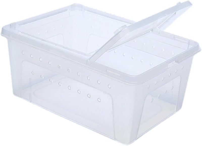 White Reptile Breeding Box Portable Habitat Cage for Turtles Frogs Scorpions - Image 4