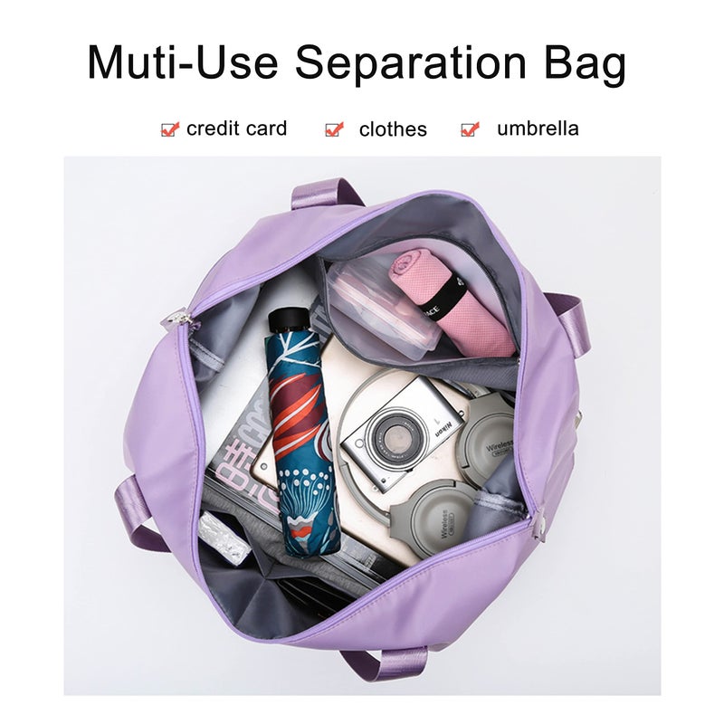 U/D Womens travel bags, Large Capacity Folding Travel Bag, Pink, Large, Travel Bag, Tote Bag,tote Bags,duffel Bags for Traveling - Image 4